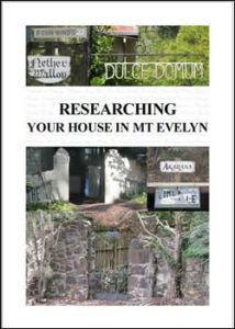 Researching your house in Mt Evelyn